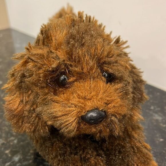 Russ Berrie Yomiko Classics “Brown Poodle” Puppy Dog Plush 10" - Picture 2 of 9